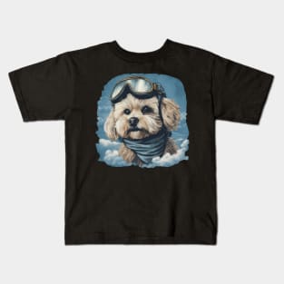 Aviator dog Kids T-Shirt